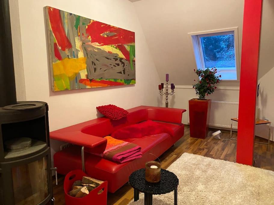 Ferienwohnung In Historischer Villa Mit Gartennutzung 푸어트 임 발트 외부 사진