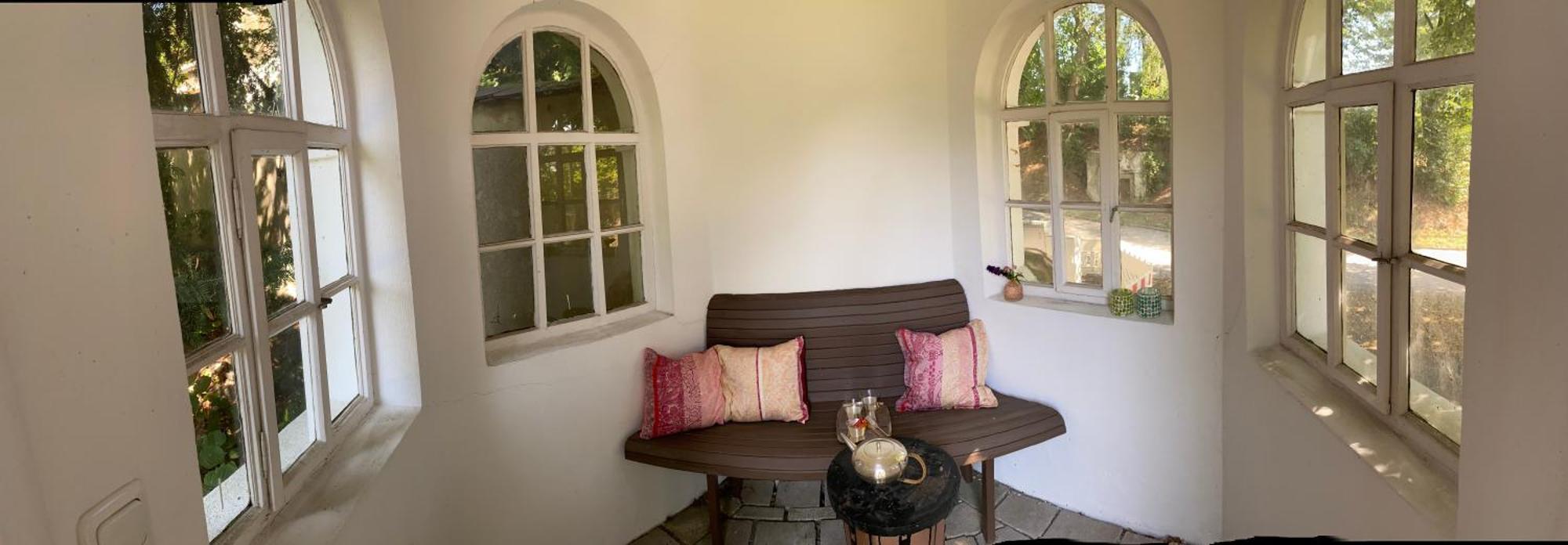 Ferienwohnung In Historischer Villa Mit Gartennutzung 푸어트 임 발트 외부 사진