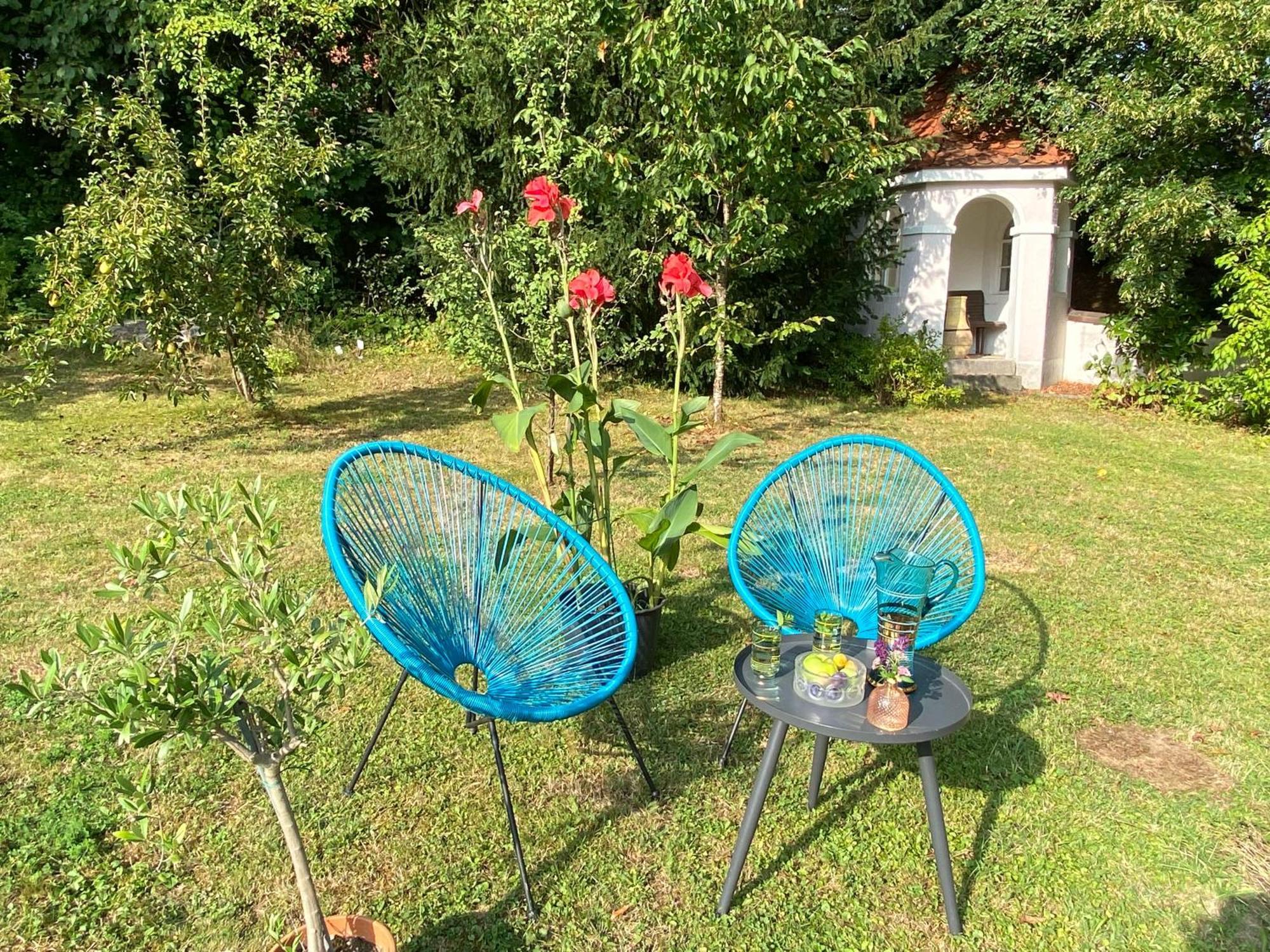 Ferienwohnung In Historischer Villa Mit Gartennutzung 푸어트 임 발트 외부 사진